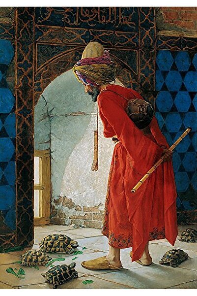 HDART Kaplumbağa Terbiyecisi Tablo 90 X 60 Cm