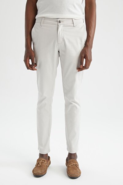 DeFacto Παντελόνι Chino Gabardine Slim Fit