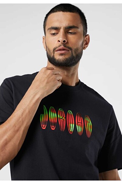 Nike Ανδρικό μπλουζάκι Jordan Flight Mvp με κοντό μανίκι Wordmark Crew CNG-STORE ®