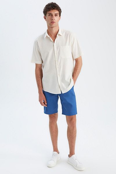 DeFacto Regular Fit Polo Neck Short Sleeve Shirt