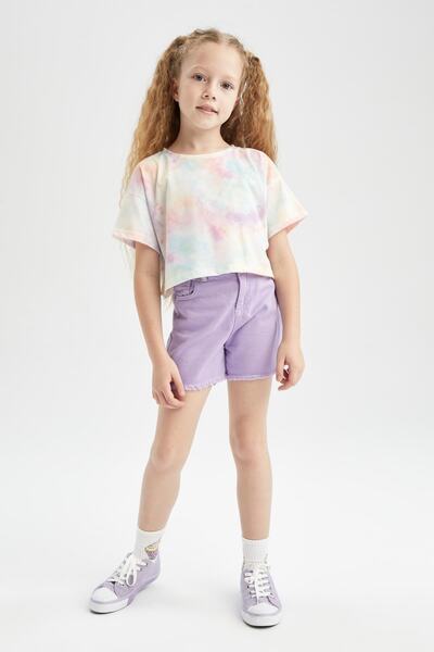 DeFacto Κοντομάνικο μπλουζάκι με κανονική εφαρμογή