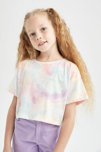 DeFacto Κοντομάνικο μπλουζάκι με κανονική εφαρμογή