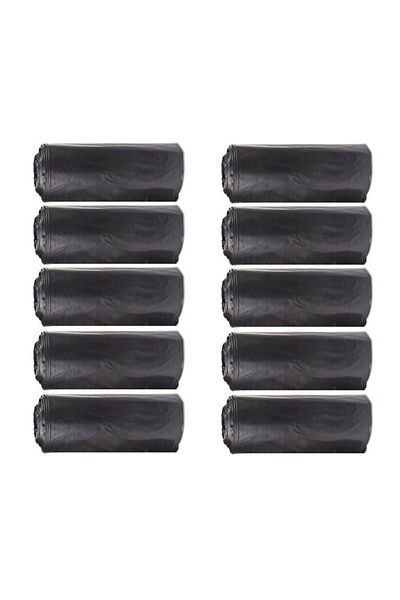 EYMARMARKET Extra Thick J650 Jumbo Size Garbage Bag 80*110 cm 10 Rolls 10 Packs 100 Pieces