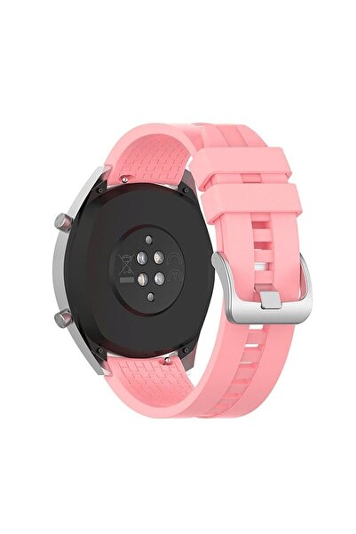 Huawei حزام سيليكون كلاسيكي متوافق مع Watch 3 Pro مع مشبك معدني K23