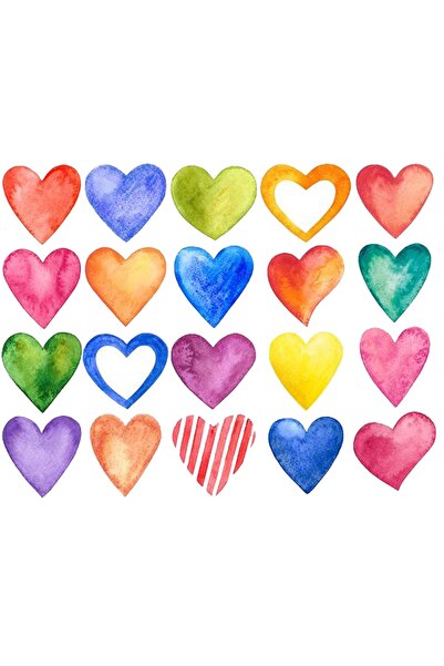 TELLGRAF Heart Sticker (2x2 cm 60 pieces)