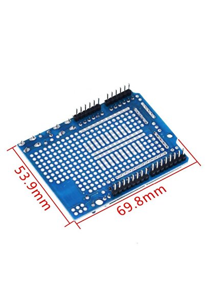 WOZLO Mini Breadbordlu Arduino Uno R3 Proto Shield Kiti