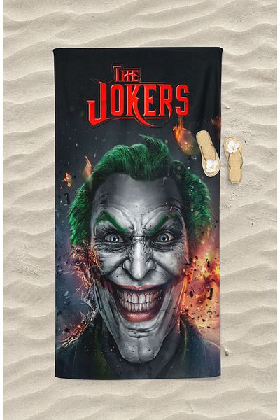 Erays Home Πετσέτα μπάνιου παραλίας με μοτίβο Joker