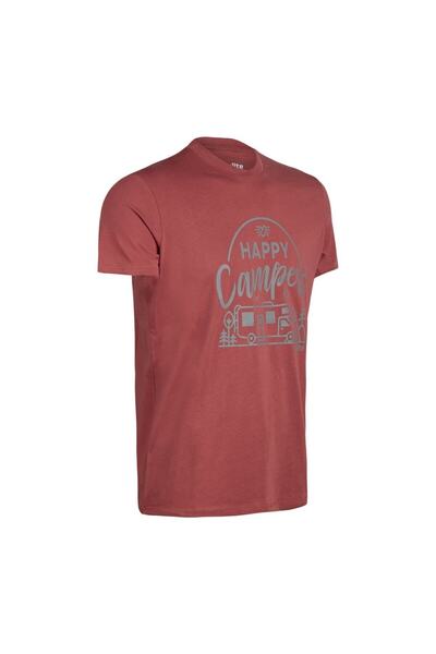 Evolite Κόκκινο μπλουζάκι Happy Campers - 3X Large