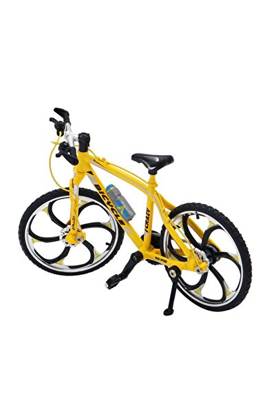 Genel Markalar ( OYUNCAK ) 1:10 Die Cast 2A Sarı Dağ Bisikleti  1:10 Die ( OY...