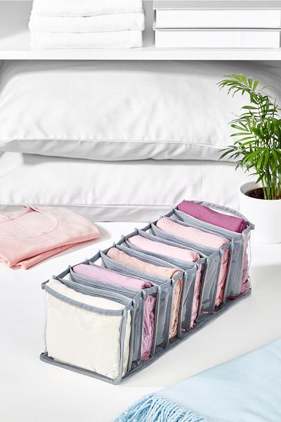 Serstil 11 Compartment Transparent Drawer Organizer - Medium