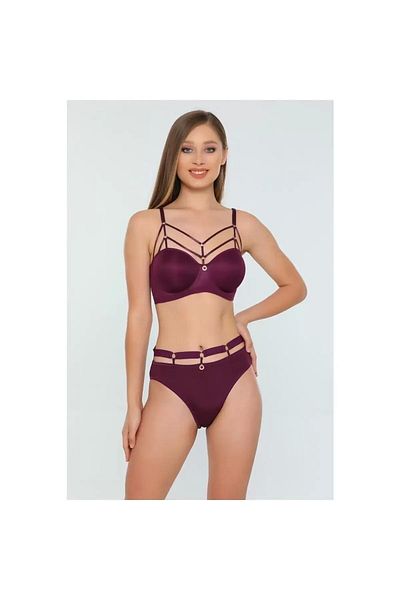 Le Jardin Set sutien fără sprijin pentru femei cu talie înaltă
