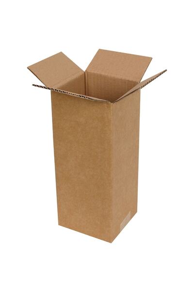 Kolicim 12x12x29cm Koli - Tek Oluklu Koli - 1,4 Desi - Kraft - 10 Adet