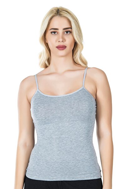 Derya Kurşun Tricou pentru femei cu curele de frânghie 210