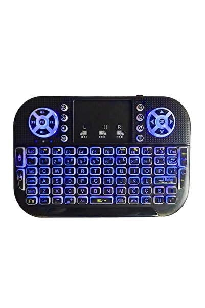 Techstorm Kobra Pro Türkçe Işıklı Dual Mode (ınfrared Ve Bluetooth) Mini Klavye