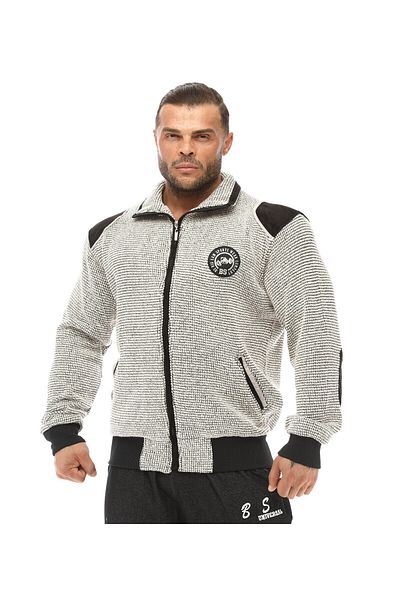 Big Sam Cotton Knitted Textured Zippered Sports Jacket Big Sam 4059
