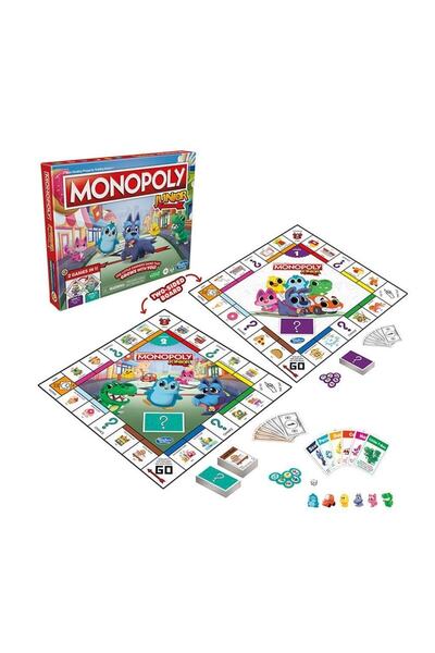 Hasbro Monopoly Junior 2 in 1 F8562 Lisanslı Ürün