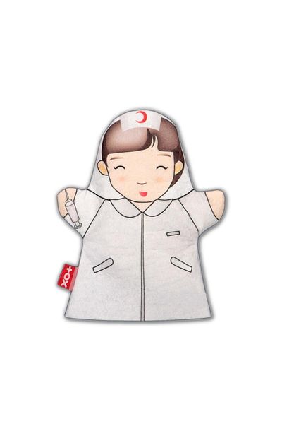 zzeydabutik Tox Nurse Professions Felt Hand Puppet T323, Educational Toy