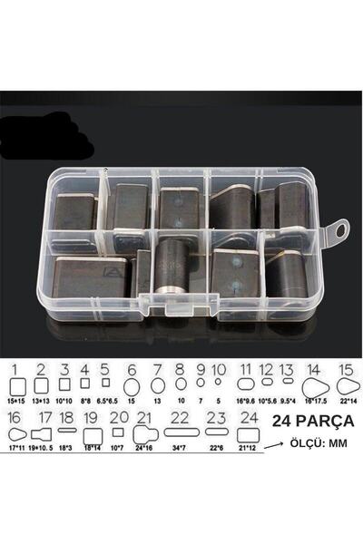 ipekbazaar Set de 24 de piese de cuțite pentru perforarea pielii, instrument ...