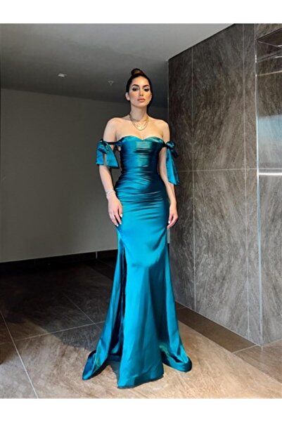 Mekafashion Lorena Abiye 1478 ZÜMRÜT