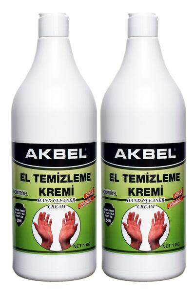 akbel El Temizleme Kremi Pratik Şişe 1 kg 2'li Set