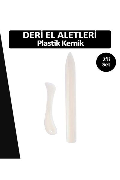 Dopar Instrument de mână din piele - Set de os din plastic 2iece