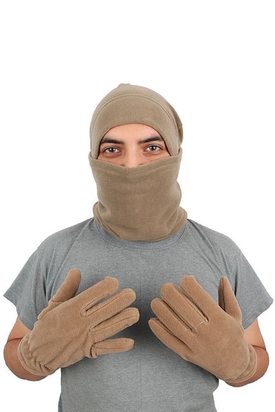 Asker Kolisi Polar Gloves - Military Nano Green Soldier Gloves - Military Supplies