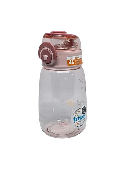 Shotay 480ml New Collection Cute Bear Comfortable Drinking Tritan Water Bottle with Measuring Scale