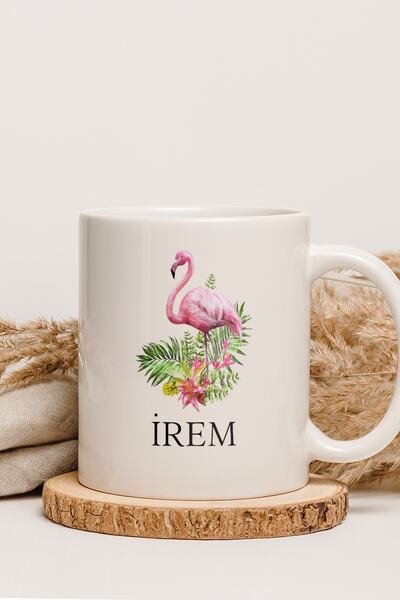 Hediyenikap Flamingo Figürlü Kupa Bardak