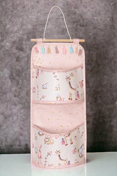 Milenay Anne Bebek 2 Cepli Askılı Düzenleyici, Bebek Odası Düzenleyici, 20x44...