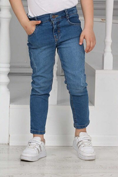 Derya Bebek Butik Erkek Çocuk Kot Pantolon Jean