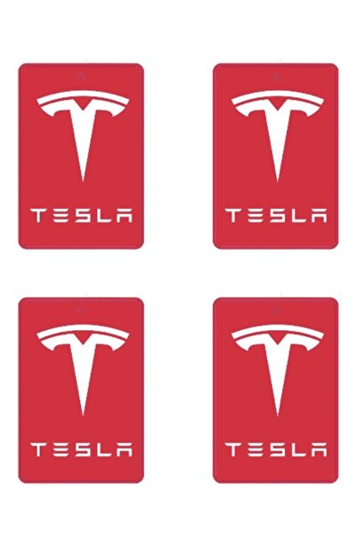 CarStore TESLA DEKORATİF OTO ARAÇ KOKUSU 4 LÜ PAKET