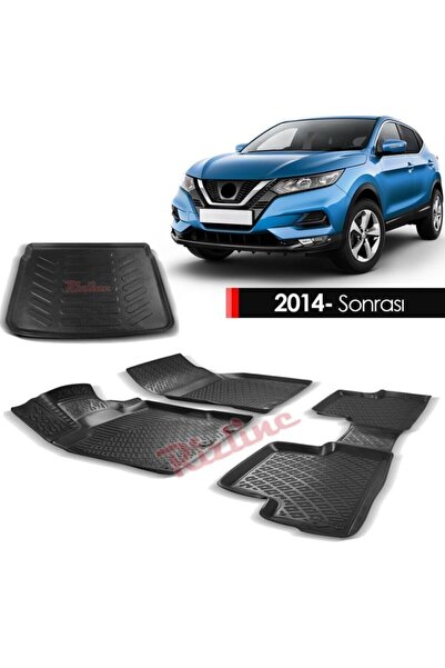 Rizline Nissan Qashqai Paspas Bagaj Havuzu 3d Havuzlu Set 2014-2020