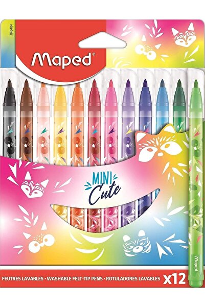 Maped Mini Cute Yıkanabilir Keceli Kalem 12 Renk 845404