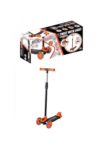 Duman Oyuncak Age 7+ Lighted Orange Cool Wheels Twist Scooter 3 - Orange