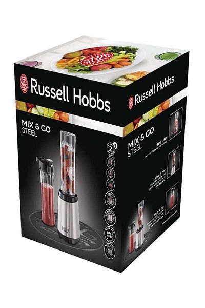 RUSSELL HOBBS Mix & Go Steel Blender 23470-56/rh