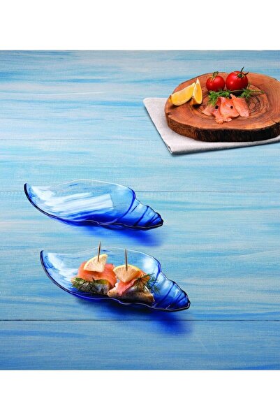 Paşabahçe Marine Batik 2 Li Mavi Çerezlik 10564