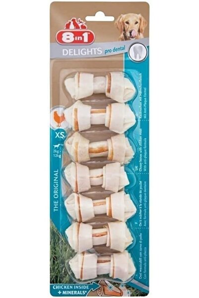 8in1 Delights Pro Dental Köpekler Için Kemik, S Boy