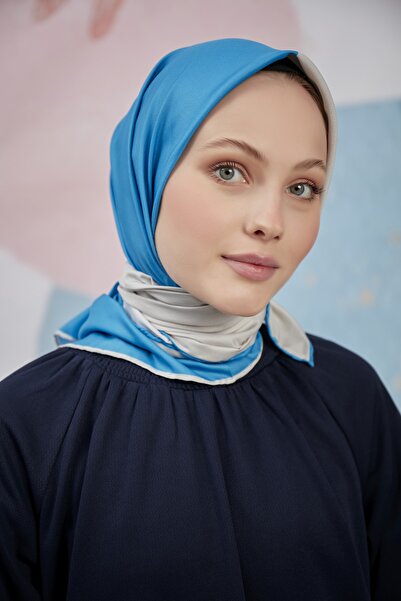 Arden Scarf Women's Twill Scarf 2 Color Stone-indigo