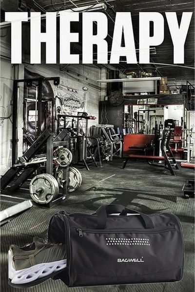 BAGWELL Geantă Sport de călătorie și fitness cu compartiment pentru încălțăminte