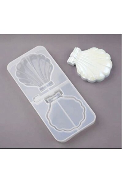 adarya Epoksi Kalıbı Silikon Katlanabilir Makyaj Aynalığı Istiridye