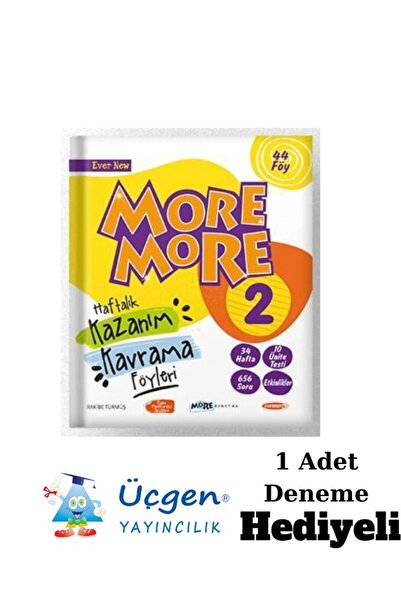 Kurmay Elt Yayınları More And More 2 Haftalık Kazanım Kavrama Föyleri + Üçgen...