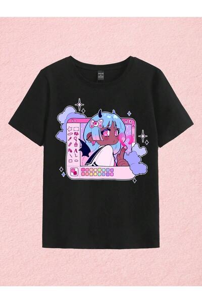 Jose Clothing ΚΟΝΤΟΜΑΝΙΚΙ ΜΠΛΟΥΖΑ UNISEX ΜΑΥΡΟ ΕΚΠΤΩΜΕΝΟ OVERSIZE