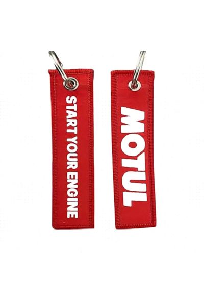 Motul Engine Keychain Fabric Original Sticker