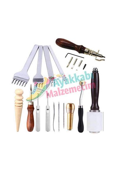 Dopar Leather Bag Wallet Case Making Hand Tools 20 Pieces Special Set