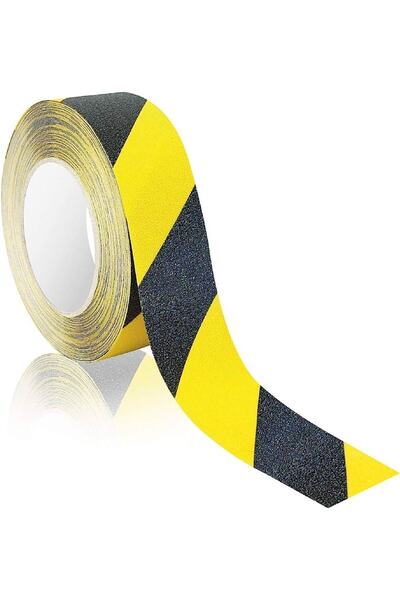 3M EKO GENEL AMACLI KAYDIRMAZ BANT SARI/SIYAH 50MMx20M
