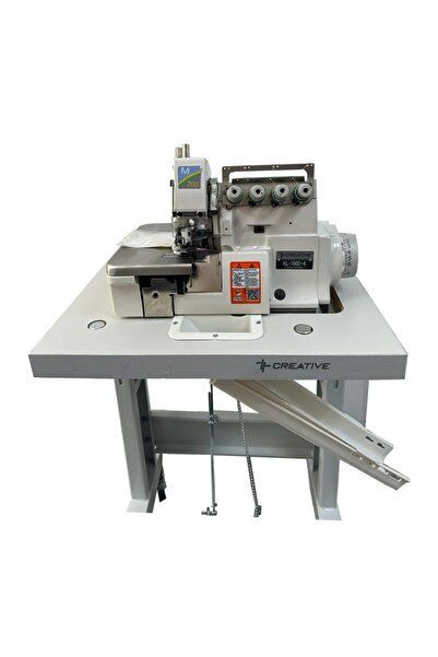 KARACA MAKİNE Sanayi Tipi 4 İplik Overlok Makinesi (Evde Kullanım İçin Mini Tip)