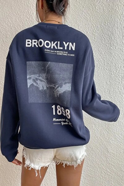 Machetta Μπλούζα με λαιμόκοψη με 3 κλωστές με στάμπα Brooklyn1898