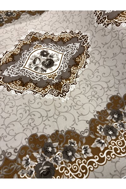 Sarar Aksu Jel Kaymaz Taban Yıkanabilir Yumuşak Yüzey Kesme Yolluk Üst Kalite Göbekli Klasik Desen