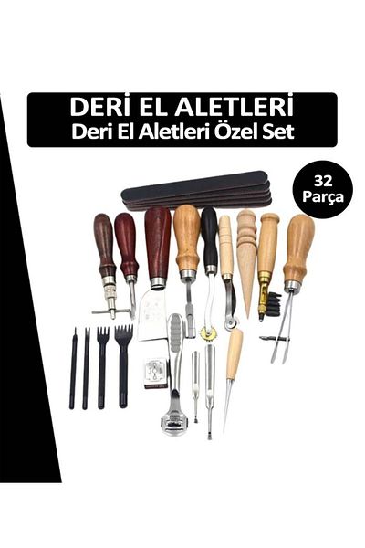 Dopar Leather Hand Tools 32 Pieces Special Set