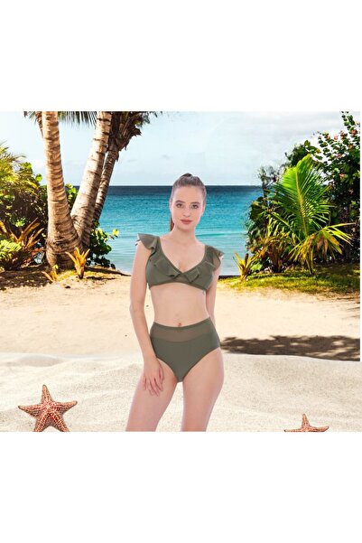 Shopiolog Σετ μπικίνι με φιόγκο με λεπτές τιράντες